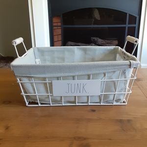 Rae dunn junk basket